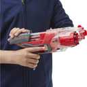 3 x NERF Elite Disrupter Blaster - 6-Dart Rotating Drum, Slam Fire, Translucent Red (Amazon Exclusive)