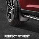 Ecarzo Mud Flaps Compatible with Jeep Grand Cherokee L 2025 2024 2023 2022 2021 3-Row No Drilling Required All Weather Mud Splash Guards Mudflap Front & Rear Jeep Grand Cherokee L Accessories 4pc Set