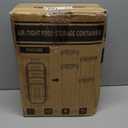 PRAKI Airtight Food Storage Containers Set with Lids - 24 PCS, BPA Free Kitchen and Pantry Organization, Plastic Leak-proof Canisters for Cereal Flour & Sugar - Labels & Marker (Black)