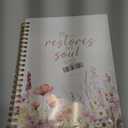 Christian Floral Spiral Notebook Journal for Women 5.5x8.3 Inch