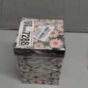 DUSVALLY Ceramic Tall Coffee Mug, Friends Coffee Cup Gift Set, Travel Mug with Lid for Office and Home, Unique Gifts for Women and Man, Color Box, 17 oz Large Cup, Flower and Rabbit