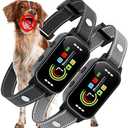 JEUJE Dog Bark Collar 2 Pack, Bark Collar for Large Medium Small Dogs 8-120lbs, AUTO Barking Collar, Bark Training Collar with 7-Level Sensitivity + 5 Safety Modes Humane Training System