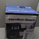 Hamilton Beach FlexBrew Trio 2-Way Coffee Maker, Compatible with K-Cup Pods or Grounds, Combo, Single Serve & Full 12c Pot, Black - Fast Brewing (49902)