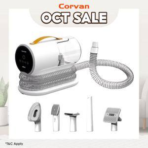 Pet Grooming Vacuum, Dog Grooming Kit,13000Pa Strong Vacuum for Dogs, 2L Large Capacity Dog Cat Vacuum for Shedding Grooming Hair, Dog Cat Hair Vacuum, 5 Pet Grooming Tools, Quiet, PV3