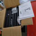 Record Player Stand with Adjustable Divider Vinyl Storage Holder Up to 200 Albums Mid-Century Large Record Player Table Vinyl Holder Turntable Stand End Table for Bedroom & Living Room, Patent Pending