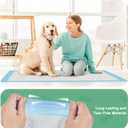 DUMOS 100 Count Puppy Pads for Dogs, 22" x 22" Potty Puppy Training Pad, Dog Cat Pee Pads, Super Absorbency Disposable Pet Leakproof Quick Drying Pad
