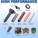 UF349 High-Performance Ignition Coils & Iridium Spark Plugs Set of 6 Compatible with Nissan Altima/Maxima/Murano/Frontier/Quest/Xterra/Pathfinder & Infiniti I35/QX4 3.5L V6-224488J115
