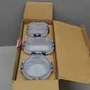 FineDine 24 Piece Premium Borosilicate Glass Meal Prep Containers Glass - Airtight Food Storage Containers with Lids, Hinged Locking Lid, BPA Free, For Meal Prep/Freezer/Oven (Grey)