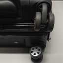 Traveler's Choice Pagosa Indestructible Hardshell Expandable Spinner Luggage, Black, 22" Carry-on