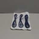 iPhone Charger [Apple MFi Certified] Lightning Cable 6PACK-3/3/6/6/6/10 FT Nylon Braided iPhone Charger Cord High Speed Cord for iPhone 14/13/12/11 Pro Max/XS MAX/XR/XS/X/8/7/Plus/6S/6/iPad (Blue)