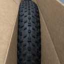 20x4.0 Fat Bike Tire 20 Inch Mountain Bike Tire & Tube Set, All-Terrain High-Density Folding Replacement Bicycle Tires with Inner Tube and Tire Levers for Electric MTB Off-Road Bike Ebikes