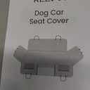 REEVAA Dog Truck Seat Cover for Back Seat, Hard Bottom Dog Hammock for Car, Pet Bed Extender for 2-4 Large Dogs, Waterproof Seat Protector, Universal XL Size Fits for Crew Cab Truck/SUV, Black