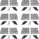 EasyFlex No-Dig Landscape Edging with Anchoring Spikes, 2.7 in. Tall Decorative Stone-Look Garden Border, 90 Foot Kit, Slate Gray (3602S-90C)