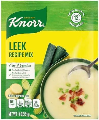 Knorr Soup Mix and Recipe Mix Leek For Soups, Sauces and Simple Meals No Artificial Flavors 1.8 oz, No BB