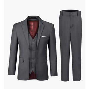 JPF Boy's Formal Suit Set Slim Fit Kids Tuxedo Suits for Wedding Teen Toddler Boy Dress Suit Outfit 18Y
