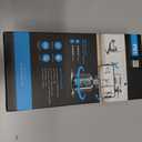 Auto Face Tracking Tripod, 360 Rotation Face Body Phone Camera Mount Gesture Control, No App, Smart Shooting Holder with 1200mAh Rechargeable Battery, Tiktok Trend Items, Content Creator Essentials (Black-Upgrade)