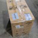 WOODBRIDGEE One Piece Toilet with Soft Closing Seat, Chair Height, 1.28 GPF Dual, Water Sensed, 1000 Gram MaP Flushing Score Toilet with Brushed Nickel, White,B0940-F-BN