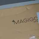 MAGIGO 32"x 18" Large Rectangle Teak Wood Ottoman Tray