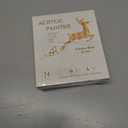 2 x 24 Colors Acrylic Paint Pens With Gold and Siliver Mettallic Color, Dual Tip Brush and Fine, Acrylic Markers for Rock Painting, Wood, Canvas, Fabric, Paper, DIY Crafts Making Art Supply