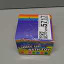 6 Packs Light-Up Floating Dinosaur Bath Toys Set, for Baby Toddler Nephew in Birthday Christmas Easter , Great Water Bathtub Shower Pool Bath Toy for Children Preschool