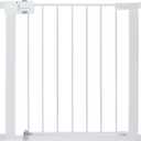 Safety 1st Easy Install Walk Thru Baby Gate for Doorway With Door, Dog Gates, Fits 29"-38", Easy Install 28" Tall, White