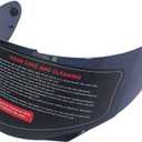 ILM Black Visor for Full Face Motorcycle Street Bike Helmet DOT (Visor, Black)