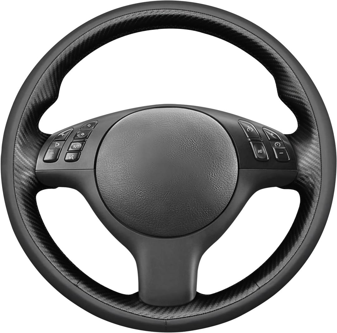 MEWANT Steering Wheel Cover for BMW 3 Series E46 E46/5/5 Series E39 / M3 / M5 HandStitched Steering Wheel Wrap