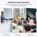 MaxGear Acrylic Brochure Holder 6 x 8 inch, Display Stand Plastic Clear Flyer Holders for 5.5 x 8.5 inch, 5 x 7 inch Menu, Literature, Trifold Pamphlet, Magazine, Countertop or Wall Mount, 6 Pack