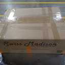 Swiss Madison Claire 24 Rectangle Wall-Mount Bathroom Sink in Matte Black