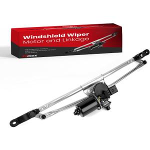 Front Windshield Wiper Motor & Transmission Linkage Assembly fits for 2007-2017 Jeep Wrangler & 2018 Jeep Wrangler JK [5Pins] - Replaces 602-105AS 55077859AB