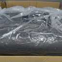 Reading Pillow for Sitting in Bed Adult, Back Pillow for Bed Sitting up, Backrest Pillow with Arms, Back Support Pillows for Gaming Lounging Watching TV, Large 21" Grey (Large (Above 5'10"))