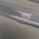 Frameless Shower Door Bottom Seal Shower Sweep with Drip Rail for 1/2" Glass,36" Long, Vinyl, Clear