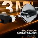 SEALIGHT H1 Light Bulbs 40000LM 6500K Cool White 1:1 Design 50000+ Lifespan, 3 Mins Installation, Pack of 2