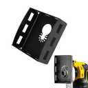 Square Slot Cutter, Stainless Steel Drywall Outlet Cutter Compatible with Dewalt 20V & Milwaukee M18 Oscillating Tools, One Step in Place Electrical Box Cutter for Drywall (Square)