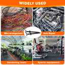 50Pcs Nylon Universal Cable Tie Buckle with Pin & Button DesignAutomotive Zipper Clips - Zip Ties Heavy Duty Self-Locking Car Repair Fasteners as Fender, Fender Liner, Bumper(UV Resistant)