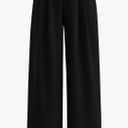 PRETTYGARDEN Women's Summer Elastic High Waisted Work Pants Straight Leg Dressy Business Casual Trousers Slacks Pockets Medium