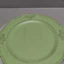 Spsyrine Antique Light Green Charger Plates Set of 6, 13" Plate Chargers for Dinner Plates, Wedding, Banquets, Party
