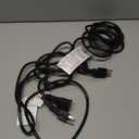 16/3 Black Indoor Outdoor Extension Cord 10 Ft Waterproof, Extension Cord with 3 Prong Grounded Plug,13A 1625W 16AWG SJTW, Flexible Weatherproof Power Cable for Offices, Gardens and Lawns