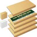 5 Tier PVC Wire Shelf Covers Faux Wood Grain Wire Rack Covers for Shelves, Shelf Liners for Pantry, Closet, Bathroom & Kitchen, Waterproof Scratch Resistant Easy Install, 35"x16",Original Wood