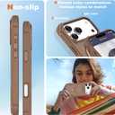 Compatible with iPhone 17 Pro Max Case 6.9'' with Magnetic Ring Stand [Military Drop Protection][Compatible with MagSafe] Shockproof 17 Pro Max Phone Case for Men Wowen,Brown