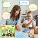 2 x Air Dry Clay for Kids12 Boxs Modeling Clay Kit with 5 Sculpting Tools, Safe Non-Toxic Model Magic Clay, DIY Art and Crafts Toy Gift, Party Home Favors for Boys, Girls, Toddler