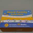 Phonics Flash Cards Word Family Build Book, 40 Read & Rhyme Flip Books, Learn to Read for Kids Ages 4-8, Engaging Educational Tools for Preschool-Kindergarten, Fun Sight Words & Phonics Games