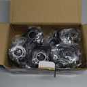 HOLKIE Office Chair Wheels Grey Dual Rubber 2 Inch Replacement Smooth Quiet Rolling Casters Universal Fit Casters 11x22mm, Wheels-Set of 5 for Hardwood Floors Carpet Computer Gaming (11mm-Fits Most-Not Fit High-Pile Carpets)