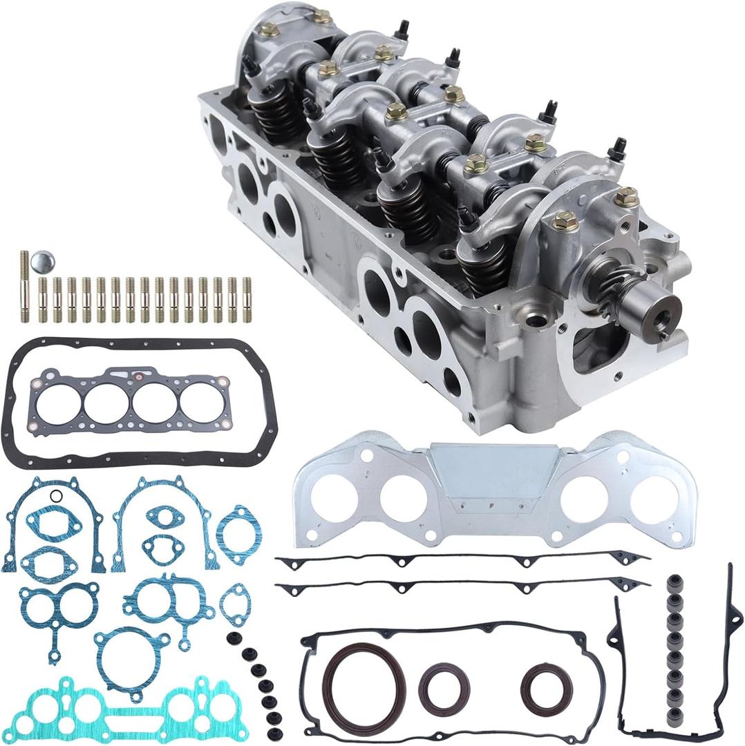 F80210225A DOLKSN Engine Cylinder Head Mechanical Type Replacement for 1986-1993 Mazda B2200 B2000 1984-1987 Mazda 626 2.0L 2.2L L4 FE F2