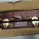 Vintiquewise(TM Old-Fashioned Small Suitcase/Decorative Box with Straps