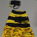 Bee Dog Costume Bumblebee Pet Dress with Cap, Funny Dog Halloween Costumes Outfit for Small Medium Dogs Cats for Christmas, Birthday Party Photo Props Dress up Accessories Parade, Small