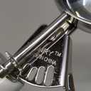 New Star Foodservice 34745 Commercial-Grade Thumb Press Food Disher/Ice Cream Scoop, 18/8 Stainless Steel, 4.67 oz, Size 6, White