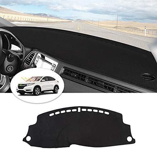 Cartist Dashboard Cover Mat for 2016-2021 2022 Honda HR-V HRV Accessories Dash Cover Flannel Dash Mat Sunshade Glare UV Rays Protector