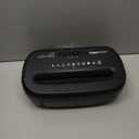 Basics 8Sheet High Security Cross Cut Paper and Credit Card Shredder with P4 Security, Auto Shutoff, Black,