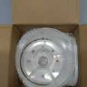 Makeup Brush Holder 360 Rotatable Cosmetic Organizer, Wall Mounted & Desktop Make Up Brushes Organizer with 6 Slots, Multifunction Stationery Desk Storage Holder (White)